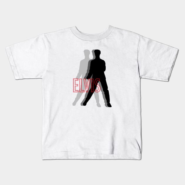 Elvis Presley Kids T-Shirt by ninoladesign